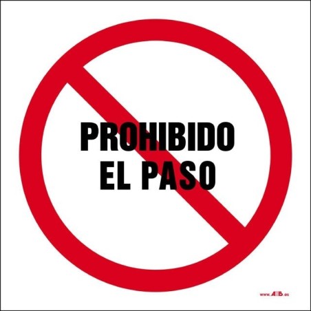 Prohibido el paso