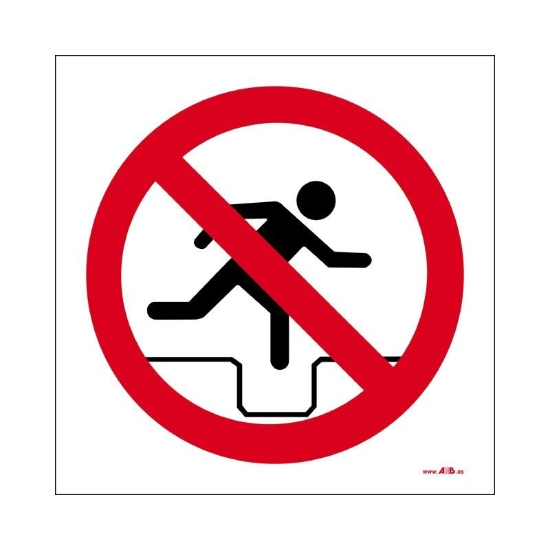Prohibido saltar las zanjas
