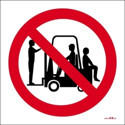 Prohibido transportar personas