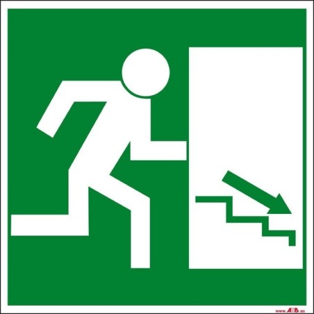 Salida escaleras abajo derecha