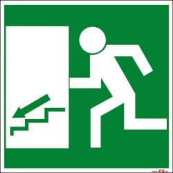 Salida escalras abajo izquierda