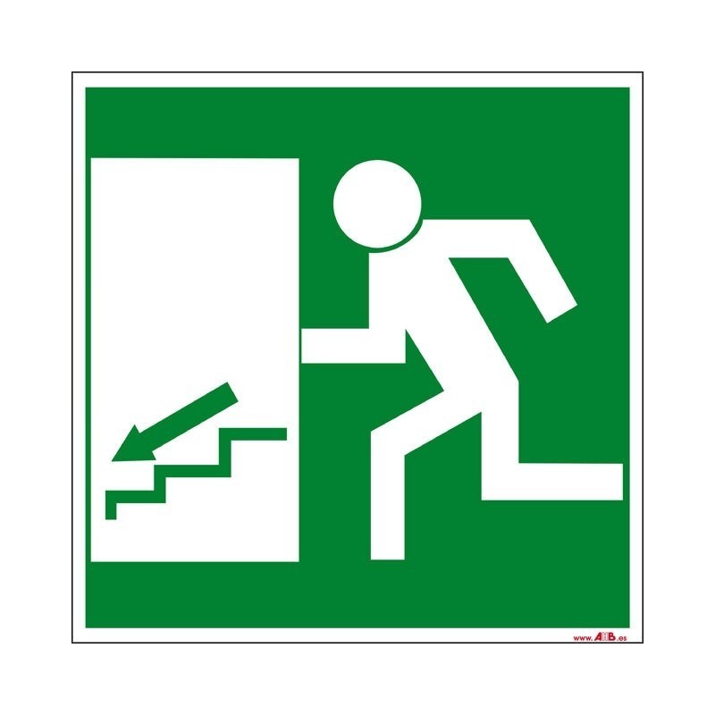 Salida escaleras abajo izquierda