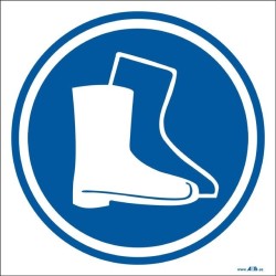 Protección obligatoria de los pies