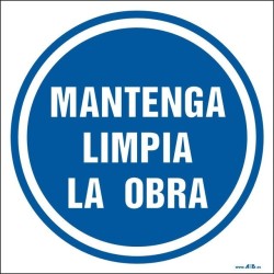 Es obligatorio mantener límpia la obra