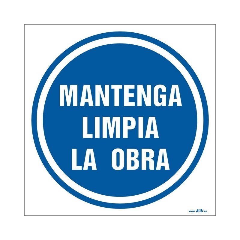Es obligatorio mantener límpia la obra
