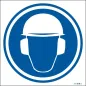 Uso obligatorio de casco y protectores auditívos