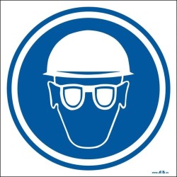 Uso obligatorio de casco y gafas