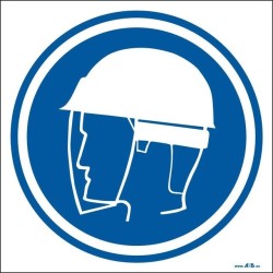 Uso obligatorio de casco y pantalla protectora