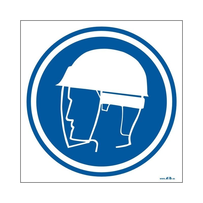 Uso obligatorio de casco y pantalla protectora
