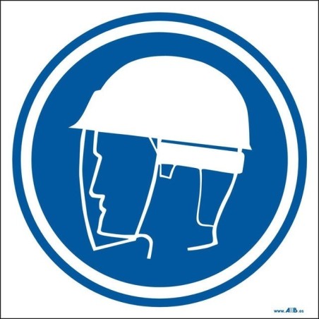 Uso obligatorio de casco y pantalla protectora